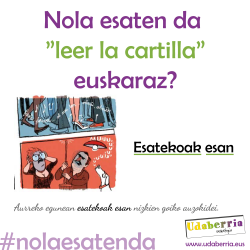 Leer la cartilla